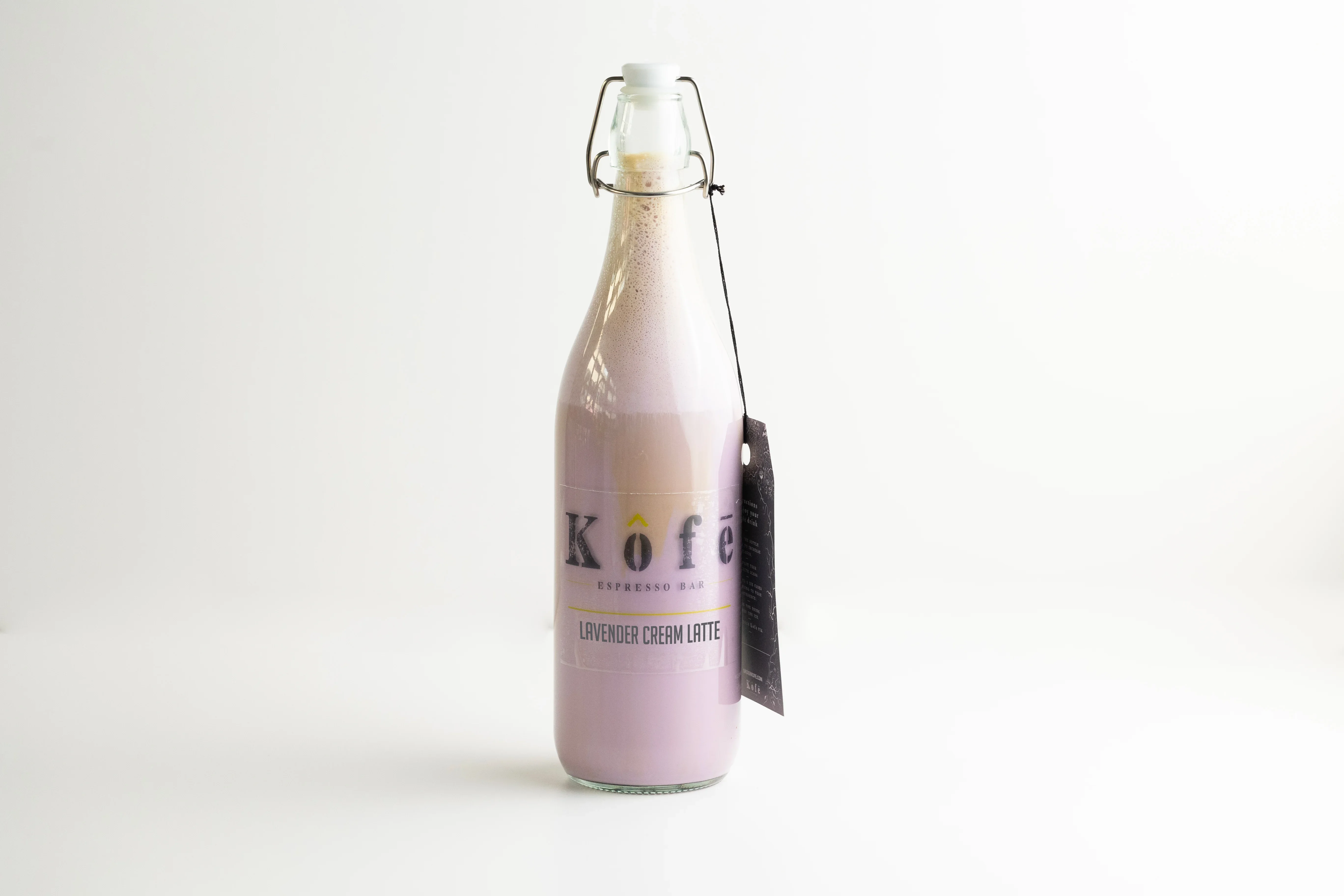 Iced Lavender Cream Latte Bottle